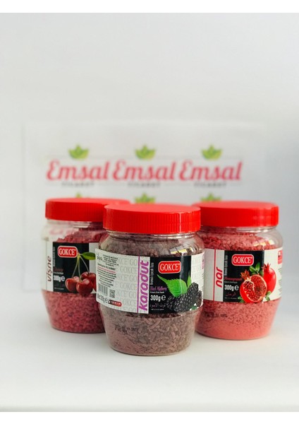 Nar+Vişne+Karadut 300 Gr.*3'lü