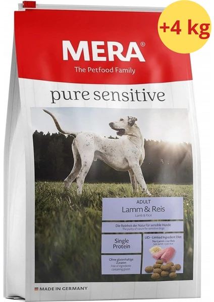 Pure Sensitive Kuzulu Yetişkin Köpek Maması 12,5 + 4 kg