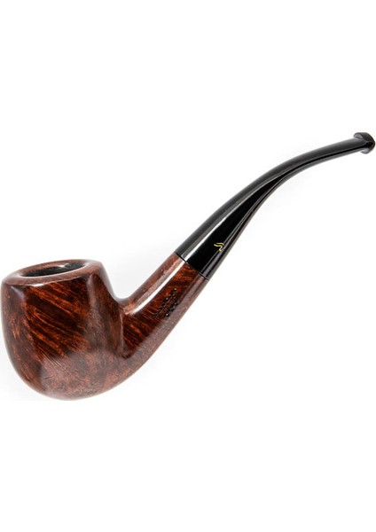 Üç Yıldız 241 9mm. Filtreli Ebonit Saplı Pipo