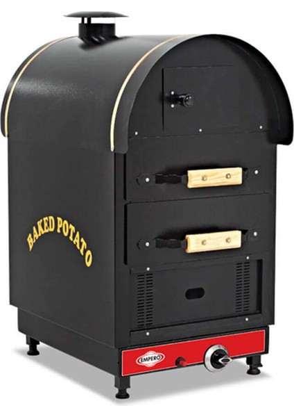 Emp.Kfg.020 Kumpir Fırını - Gazlı - 2 Çekmeceli