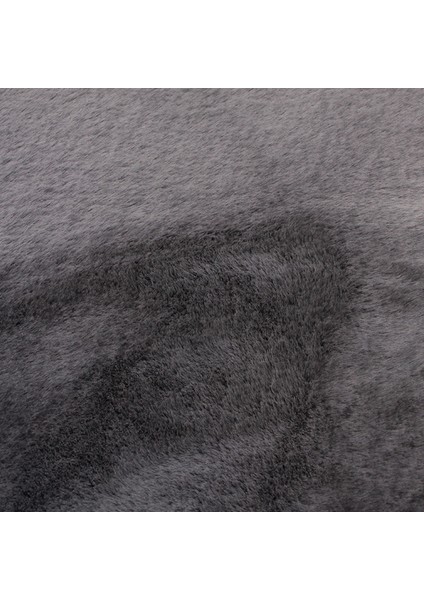 Yumuşak Yıkanabilir Kelebek Şekilli Koyu Gri Post Halı modelleri