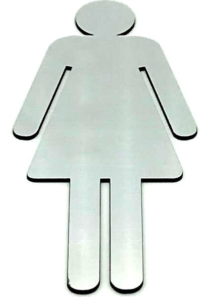 Wc Tuvalet Işareti Bayan ve Bay Takım ( 2 Adet ), Kapıyönlendirme