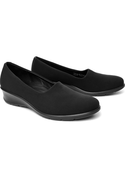 Siyah Kadın Slip On / Bağcıksız 21704351052 Felicia Black/black Textile/feather fiyatları