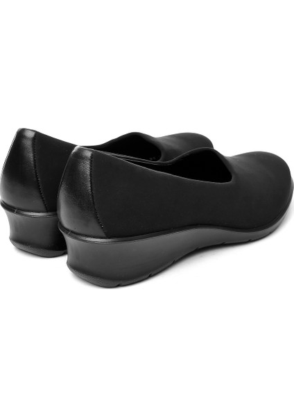 Siyah Kadın Slip On / Bağcıksız 21704351052 Felicia Black/black Textile/feather indirimleri