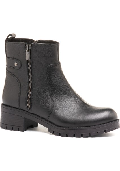 Kadın SR-4663-1 Syh Siyah Zenne Bot
