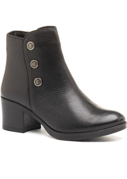 Kadın SR-92160-1 Siyah Zenne Bot