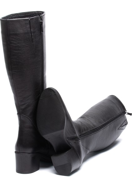 Kadın SR-92900-1 Siyah Zenne Çizme fırsatları