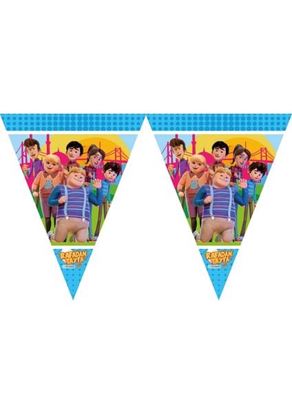 Rafadan Tayfa Temalı Üçgen Bayrak Set fiyatları