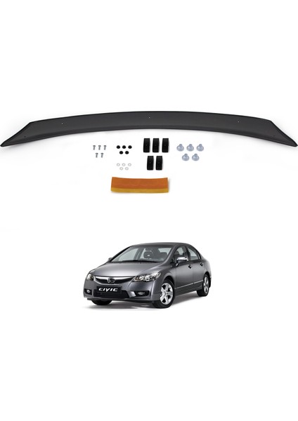 Honda Civic Ön Kaput Koruyucu Rüzgarlığı 2006-2012 Yılı Arası fiyatları