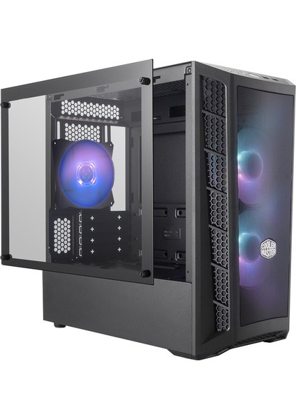 Masterbox MB311L RGB 600W TG Mini Tower Bilgisayar Kasa (MCB-B311L-KGNB60-S00)