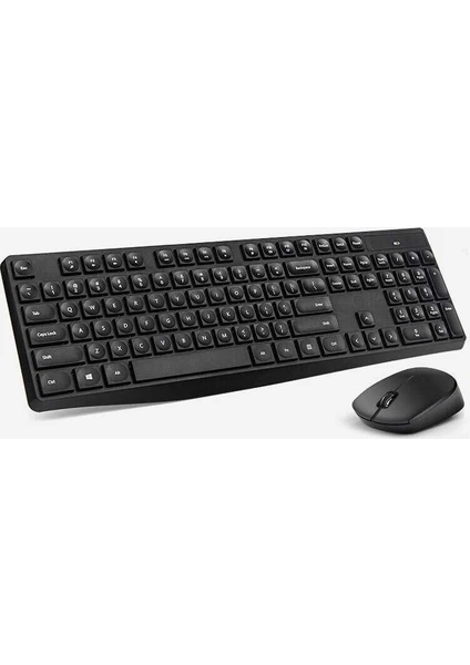 Hp CS10 USB Kablosuz Klavye + Mouse Set Siyah TÜRKÇE  Q