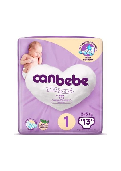 Yenidoğan 1 Numara 2-5 kg 13'lü