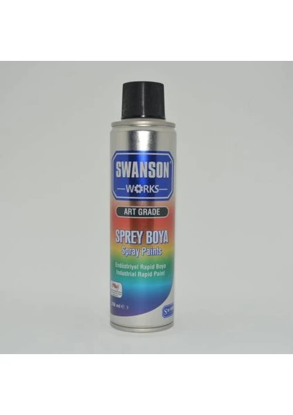 Swanson Works Sprey Boya Siyah 400 ml