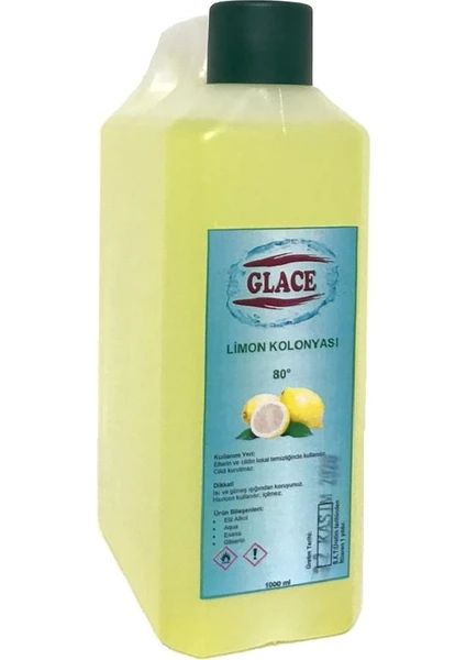 Glace Limon Kolonyası 80 Derece 1 lt