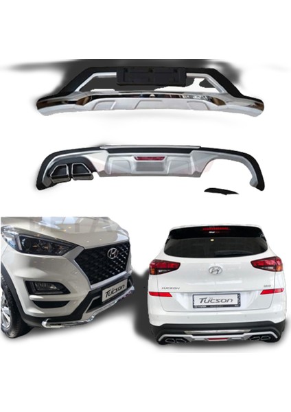 Hyundai Tucson Ön Arka Koruma Difüzör 2018 - 2020 modelleri