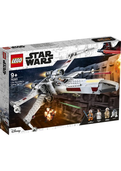 Star Wars™ Luke Skywalker’ın X-Wing Fighter™’ı 75301 - 9 Yaş ve Üzeri Çocuklar için Luke Skywalker, Prenses Leia ve General Dodonna LEGO minifigürü İçeren Yaratıcı Oyuncak Yapım Seti (474 Parça)