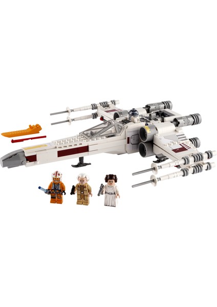 Star Wars™ Luke Skywalker’ın X-Wing Fighter™’ı 75301 - 9 Yaş ve Üzeri Çocuklar için Luke Skywalker, Prenses Leia ve General Dodonna LEGO minifigürü İçeren Yaratıcı Oyuncak Yapım Seti (474 Parça)