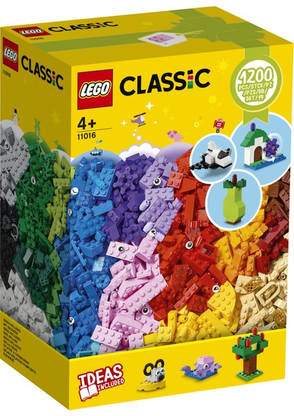 LEGO® Classic 1200 Parçalık Yaratıcı Parçaları Kutusu (11016) - Çocuk Oyuncak Yapım Seti