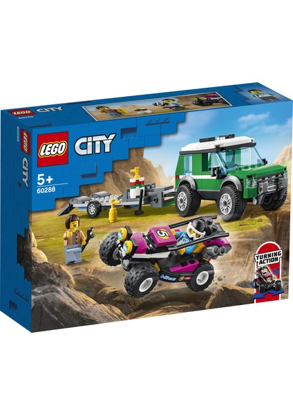 City Yarış Arabası Taşıma Aracı 60288 - Çocuklar için Oyuncak Yapım Seti(210 Parça) fiyatları