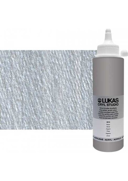 Studio Akrilik Boya 4613 250 ml Metalik Gümüş
