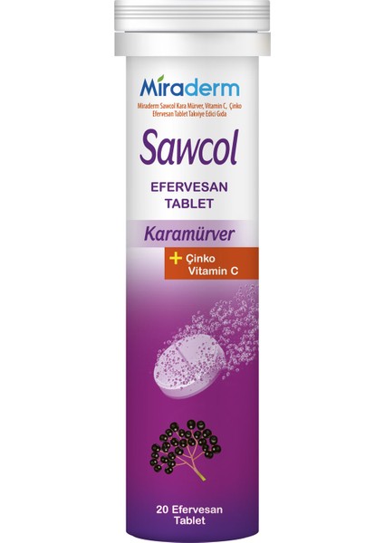 Sawcol Karamürver 20 Efervesan