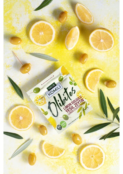 Olibites Limon Dolgulu Yeşil Zeytin 15 x 30g modelleri