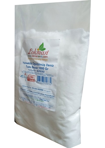 Yemeklik Öğütülmüş Deniz Tuzu Beyaz 1 kg modelleri