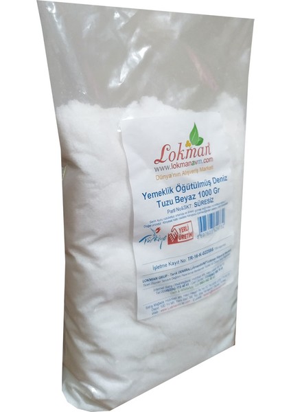 Yemeklik Öğütülmüş Deniz Tuzu Beyaz 1 kg fırsatları