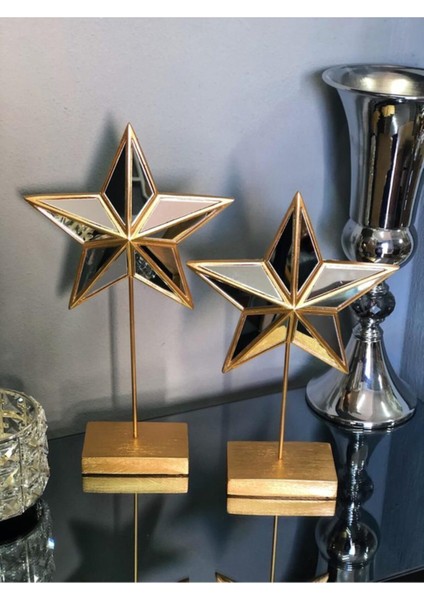 Modern Altın 2'li Yıldız Aynalı fiyatları