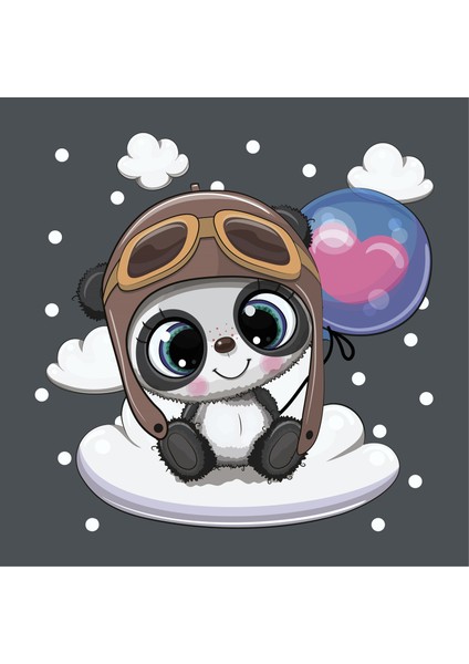 Sevimli Panda Sticker