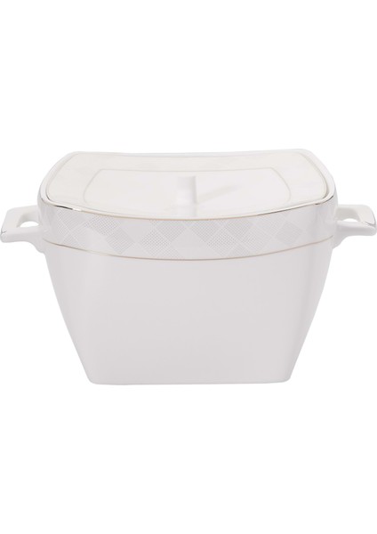 A8446 Bone Sel. 60 P Yemek Takımı (Kare)