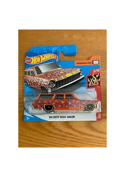 Mattel Hot Wheels Lisanslı Araba 64 Chevy Nova Wagon