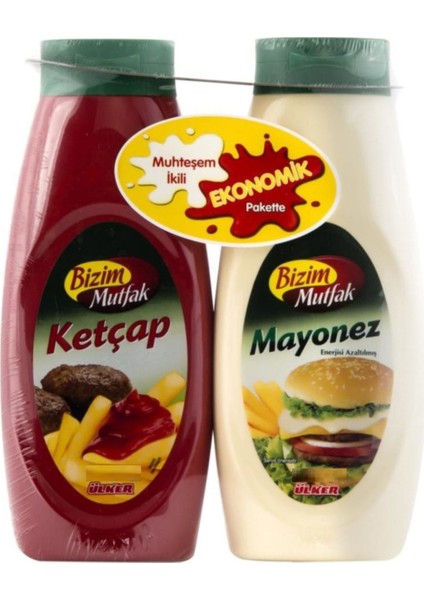 Ketçap 600 gr Mayonez 540 gr Büyük Boy (1140 Gr)