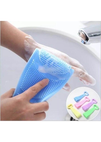 Banyo Sırt Kesesi Çift Taraflı Silikon Cilt Temizleme Fırçası fiyatları