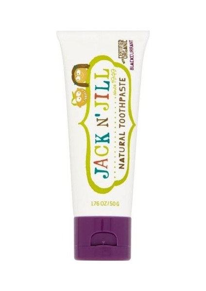 Jack N'jill Bebek Diş Macunu Diş Fırçası Set( Dino Fırça- Frenküzümü Aromalı Macun