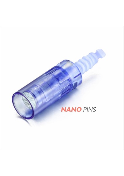 Dermapen Iğnesi - Mavi Nano Kartuş - 10 Adet Dr.pen Ultıma A6, A1 Cihazlara Uyumlu