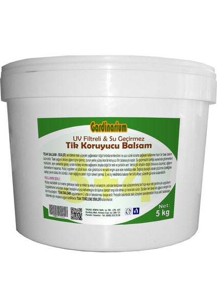 TEAK BALSAM / SEALER (Tik Koruyucu Balsam) 5 kg fiyatları