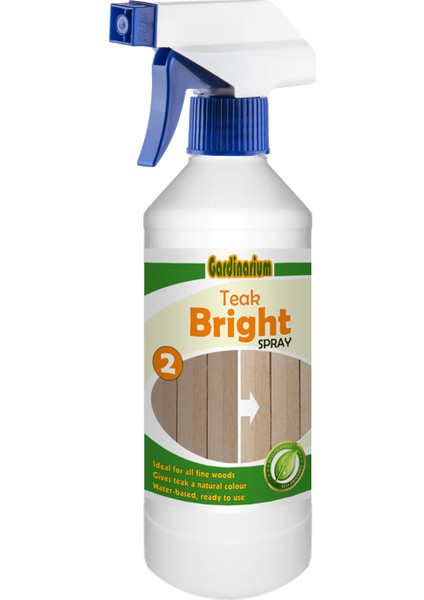 Teak Brıght / Spray (SPREY TİK PARLATICI) 500 ml Aktif Köpük Ile Güçlendirilmiş Formül