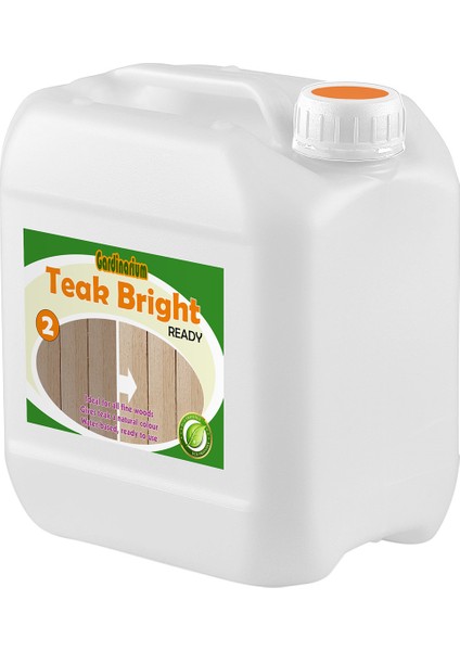 TEAK BRIGHT / READY (Kullanıma Hazır Tik Parlatıcı) 2½ lt Aktif Köpük Ile Güçlendirilmiş Formül
