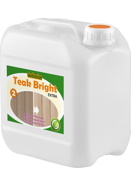 TEAK BRIGHT / EXTRA (Konsantre Tik Parlatıcı) 5 lt Aktif Köpük ile Güçlendirilmiş Formül