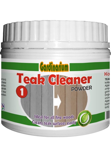 TEAK CLEANER / POWDER (Konsantre Tik Temizleme Tozu) 500 gr