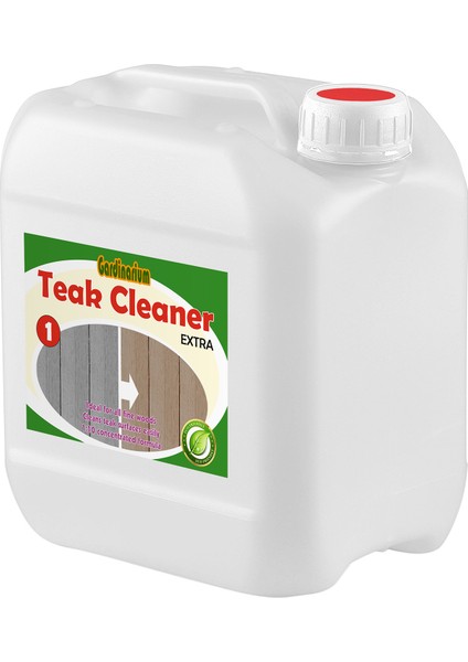 TEAK CLEANER / EXTRA (Konsantre Tik Temizleyici) 5 lt Aktif Köpük ile Güçlendirilmiş Formül
