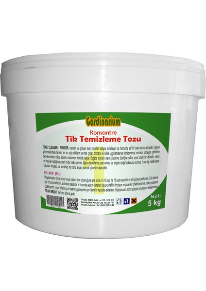 TEAK CLEANER / POWDER (Konsantre Tik Temizleme Tozu) 5 kg fiyatları