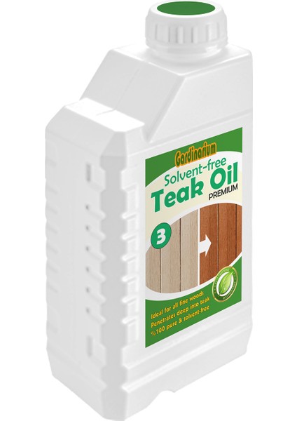/ Solventsiz Teak Yağı 1 Lt