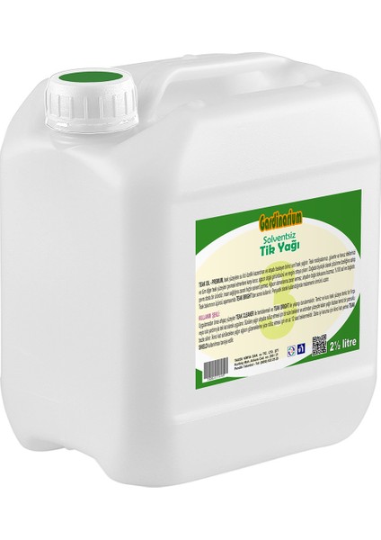 Solventsiz Teak Yağı 2.5 lt
