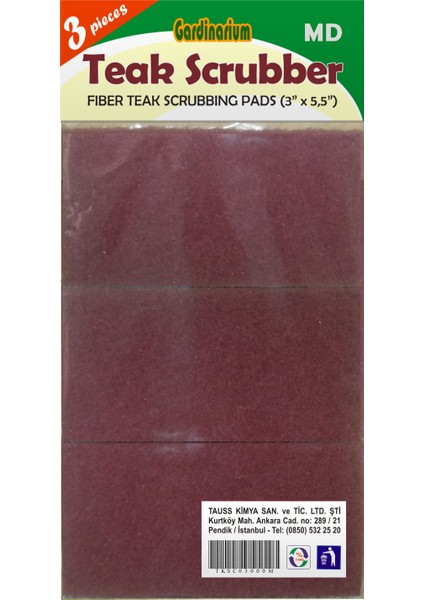 Teak Scrubber / Md (tik Temizleme Pedi) 3'lü Paket fiyatları