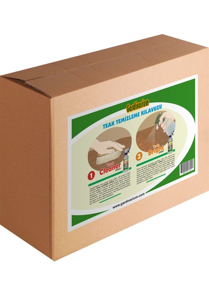 TEAK / Tik Temizleme Seti (4 parça) 3 - 5 m2 Aktif Köpük Ile Güçlendirilmiş Formül
