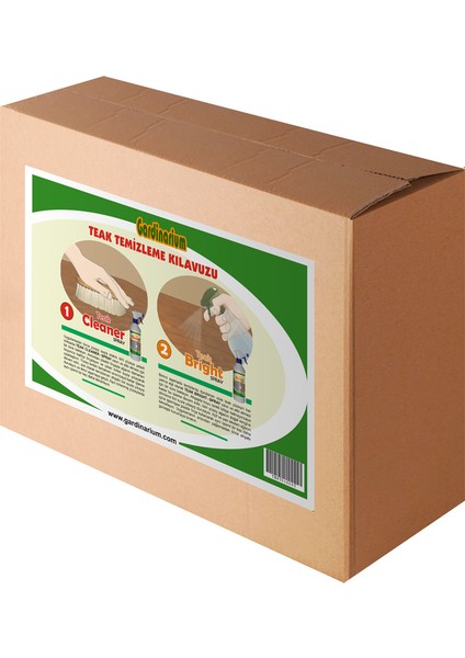 TEAK / Tik Temizleme Seti (6 parça) 6 - 10 m2 Aktif Köpük Ile Güçlendirilmiş Formül modelleri