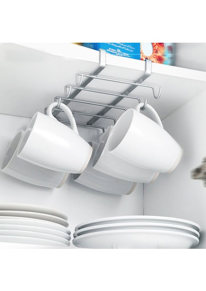 10 Kancalı Portatif Bardak Askılığı