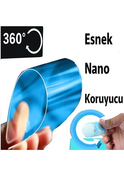 Samsung Galaxy M31 M315F Nano Esnek Cam Ekran Koruyucu Şeffaf